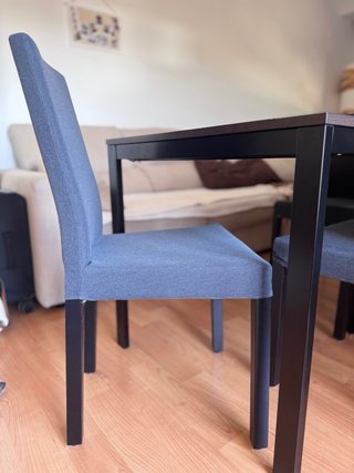 mesa extensible y 5 sillas Ikea