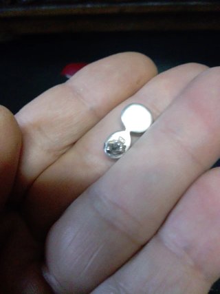 Conjunto Plata Antigua: Anillo y Pendientes