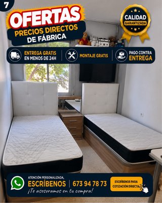 Letto con contenitore e materasso in offerta