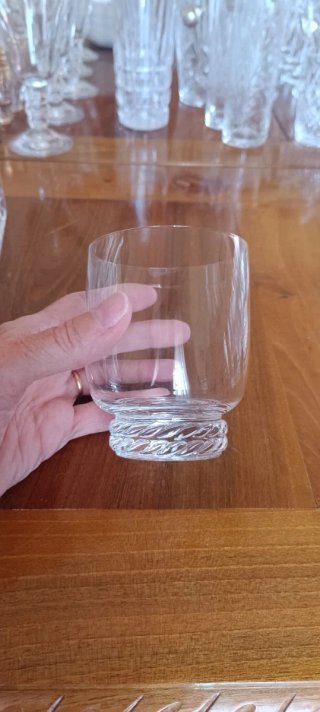 Juego 12 Vasos Cristal Diseño