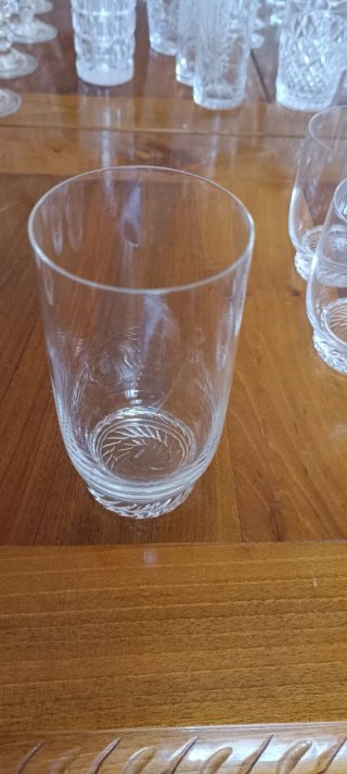 Juego 12 Vasos Cristal Diseño