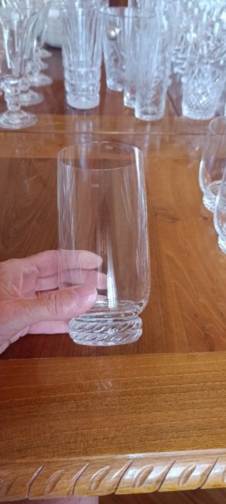 Juego 12 Vasos Cristal Diseño