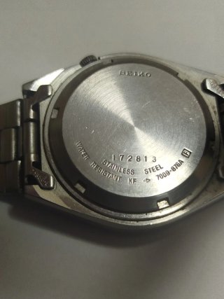 Reloj Seiko Automático Plata Blanco