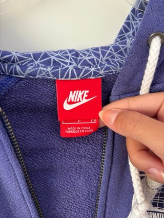 Sudadera Nike Mujer Talla S Cremallera Estampado