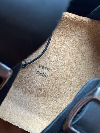 Sandali ovs Uomo Vera Pelle N.41 Neri