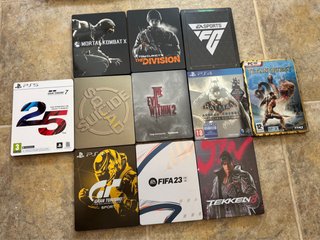 Lote Steelbooks PS4/PS5/PC