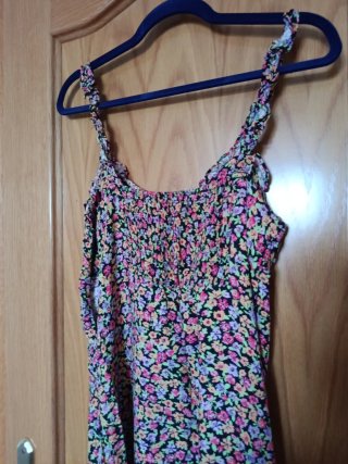 Vestido largo floral New Yorker