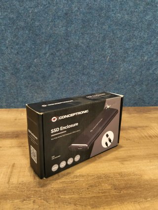 Caja externa SSD Conceptronic DDE01B M2 NVMe USB-C