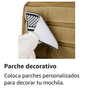 Mochilas Tácticas Militares 45L Beige y Negra