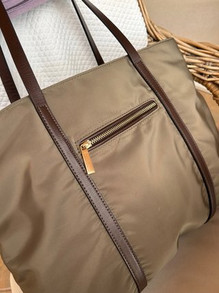 Bolso de hombro verde oliva/caqui