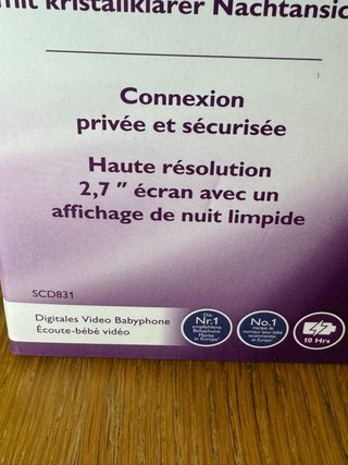 Vigilabebés Philips Avent 2.7