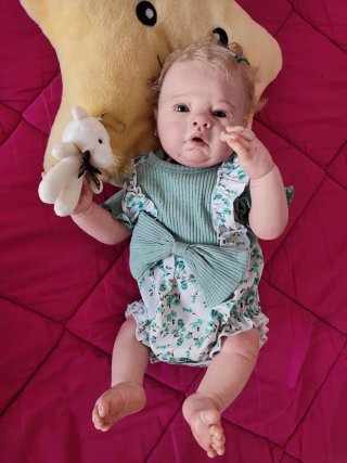 Bebé Reborn Vinilo Lovelyn Despierta