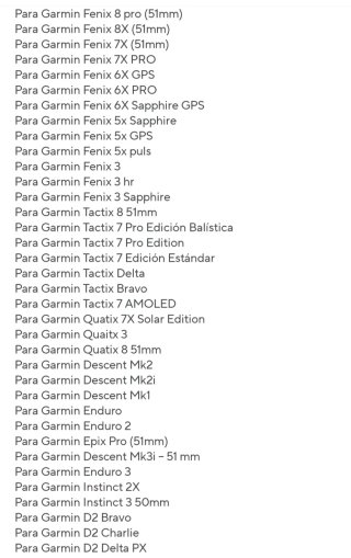 Correa Garmin Fenix 8 51 mm