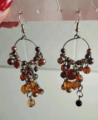 Conjunto de bisutería collar, anillo y pendientes