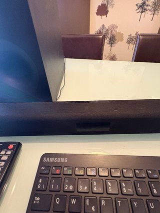 Barra Sonido Samsung + Subwoofer + Teclado