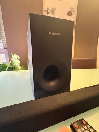 Barra Sonido Samsung + Subwoofer + Teclado
