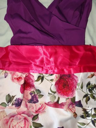 Conjunto Top Queen Falda y Blusa Talla M