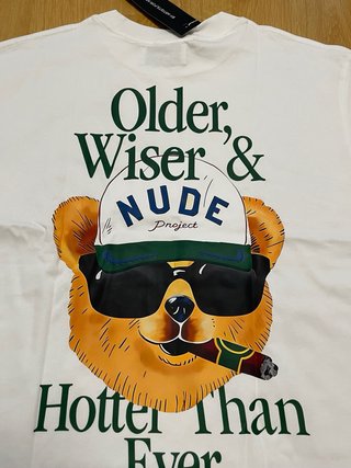Camiseta Nude Project Oso Gafas Cigarro