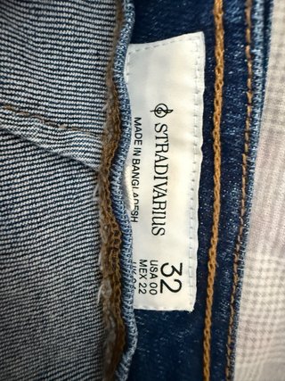 Vaqueros Stradivarius Talla 32 Cintura Alta