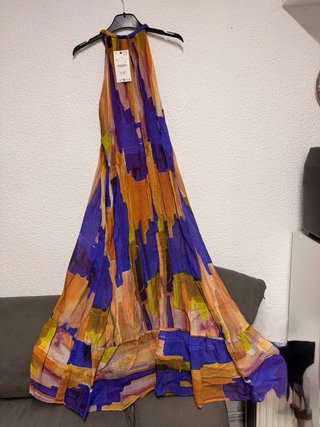Vestido ZARA Talla Única Estampado