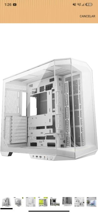 Caja PC Gaming Blanca MSI MAG Pano Como nueva!!