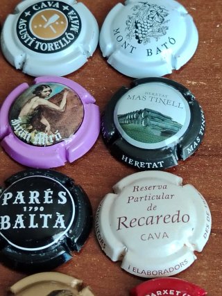 26 Chapas de Cava Colección