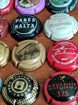 26 Chapas de Cava Colección
