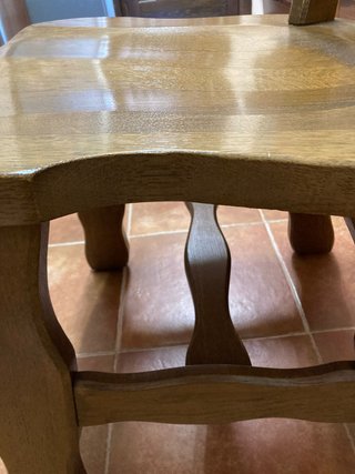 Silla de roble macizo