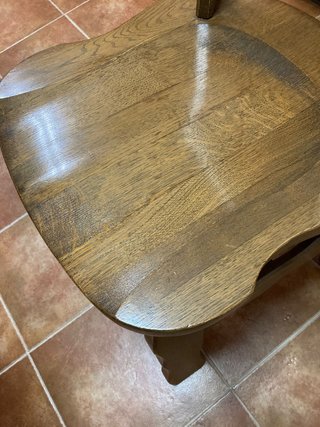 Silla de roble macizo