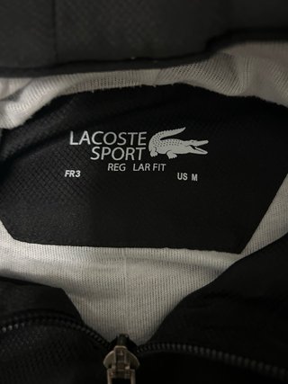 Sudadera con capucha Lacoste negra