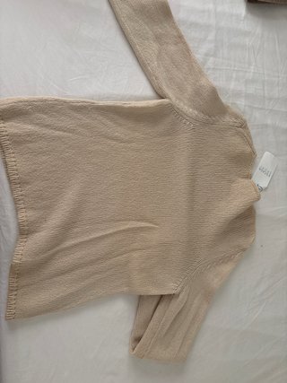 Jersey Escada Sport lana beige talla única