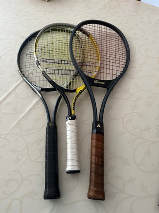 Lote 3 Raquetas Tenis Dunlop, Babolat, KENNEX.10e