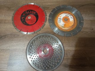 Discos Diamante Radial (2 Nuevos, 1 Usado)