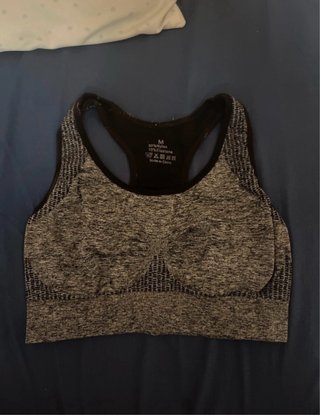 Sujetador deportivo gris talla M