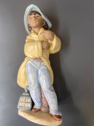 Figura Lladro Marinero con Linterna