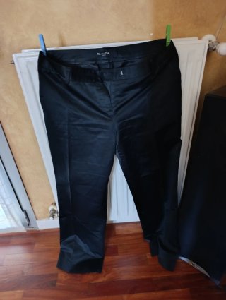 Pantalón Massimo Dutti Raso Ceremonia T.42