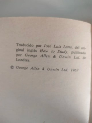 Libro: "Aprender a estudiar"
