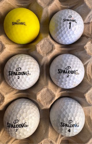 Lote 6 Bolas Golf Spalding