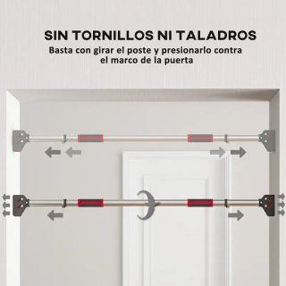 Barra para hacer Dominadas   95 cm a 123 cm