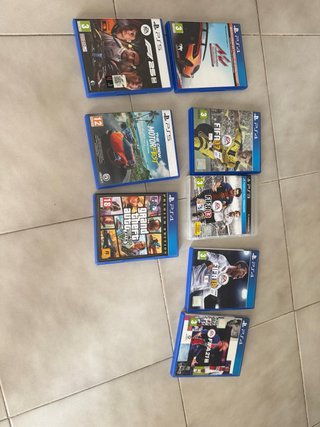 Lote Juegos PS3 y PS4: FIFA, GTA V, F1 23