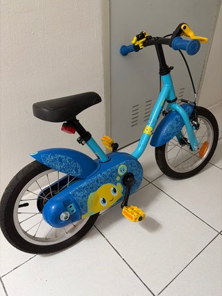 Bici Decathlon 14 Niños Azul