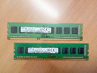 2x 4GB DDR3 Samsung RAM PC3-12800