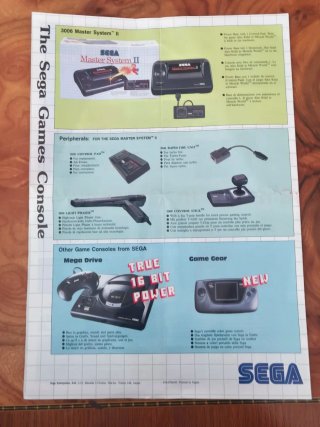 Catálogo Juegos Sega Master System II