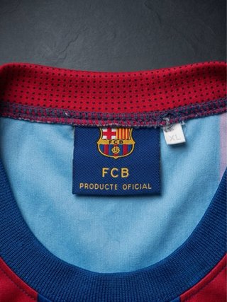 Camiseta FC Barcelona Rayas Azul y Rojo