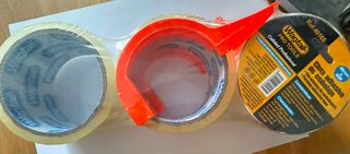 3 Rollos Cinta Embalaje transparente + Dispensador