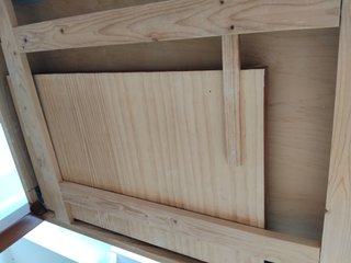 Mesa de comedor extensible + 4 sillas de madera