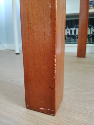 Mesa de comedor extensible + 4 sillas de madera