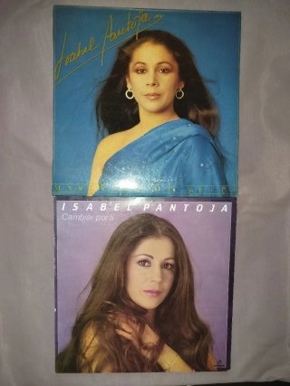 Lote pack set vinilos LP 33 ⅓ Isabel Pantoja
