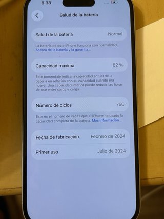 iPhone 15 128 GB Blanco Puedo incluir caja movil