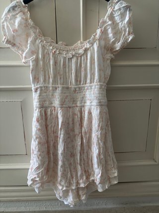 Vestido falda pantalón Hollister floral S